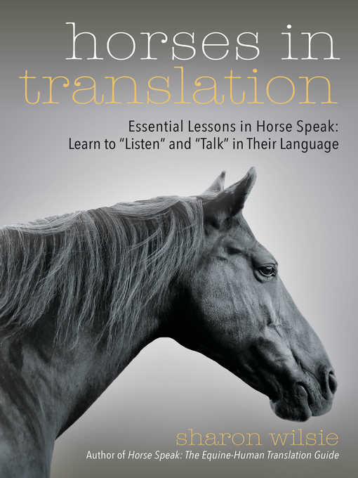 Title details for Horses in Translation by Sharon Wilsie - Available